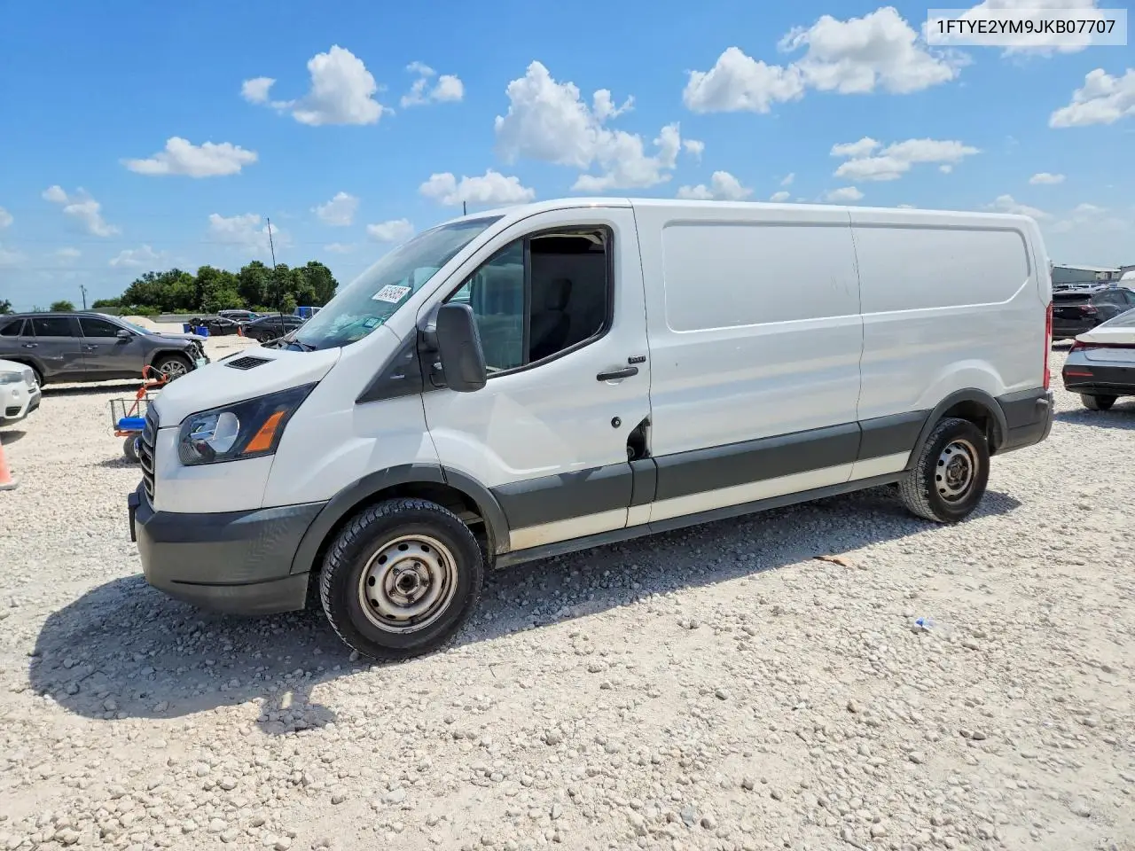 2018 Ford Transit 150 Delivery Van VIN: 1FTYE2YM9JKB07707 Lot: 85454955