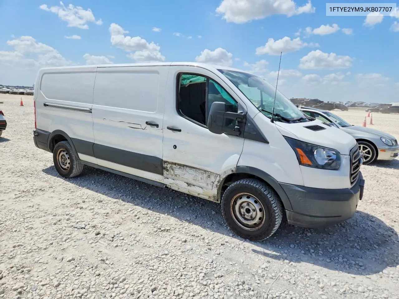 2018 Ford Transit 150 Delivery Van VIN: 1FTYE2YM9JKB07707 Lot: 85454955