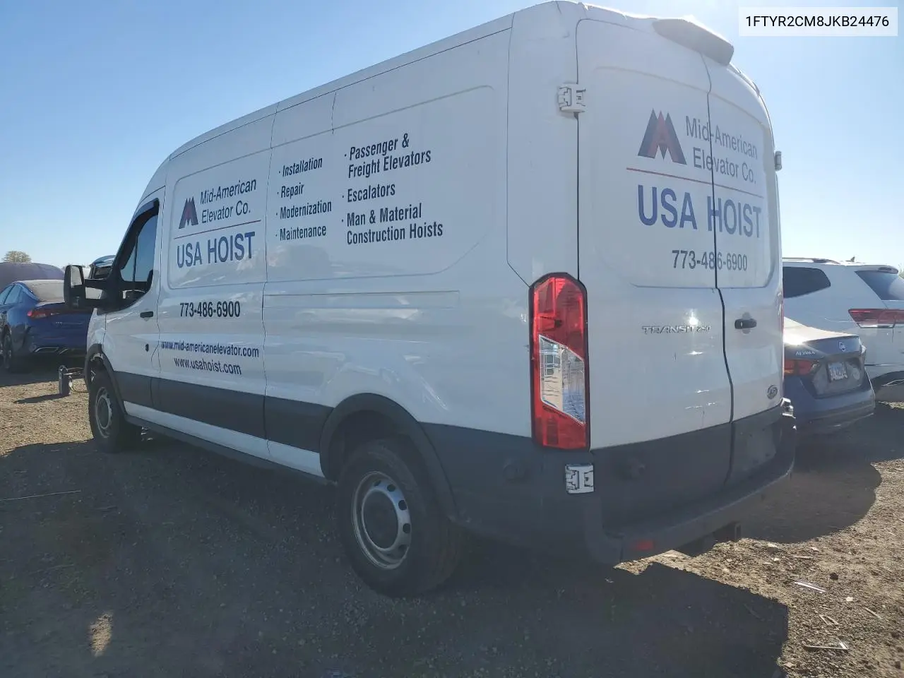 1FTYR2CM8JKB24476 2018 Ford Transit T-250