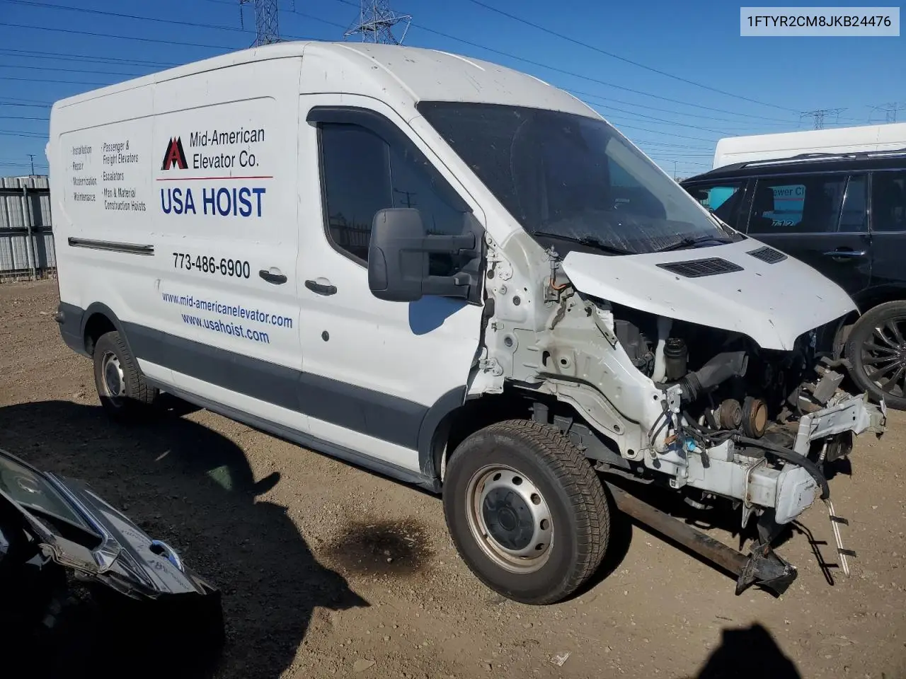 1FTYR2CM8JKB24476 2018 Ford Transit T-250