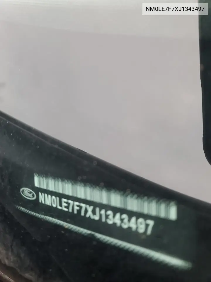 NM0LE7F7XJ1343497 2018 Ford Transit Connect Xlt