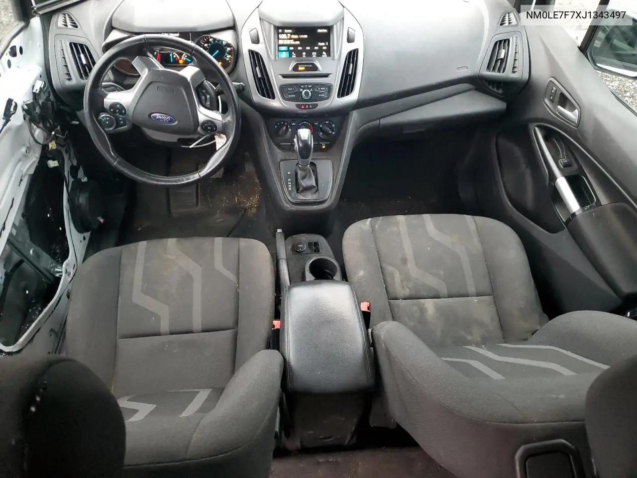 NM0LE7F7XJ1343497 2018 Ford Transit Connect Xlt