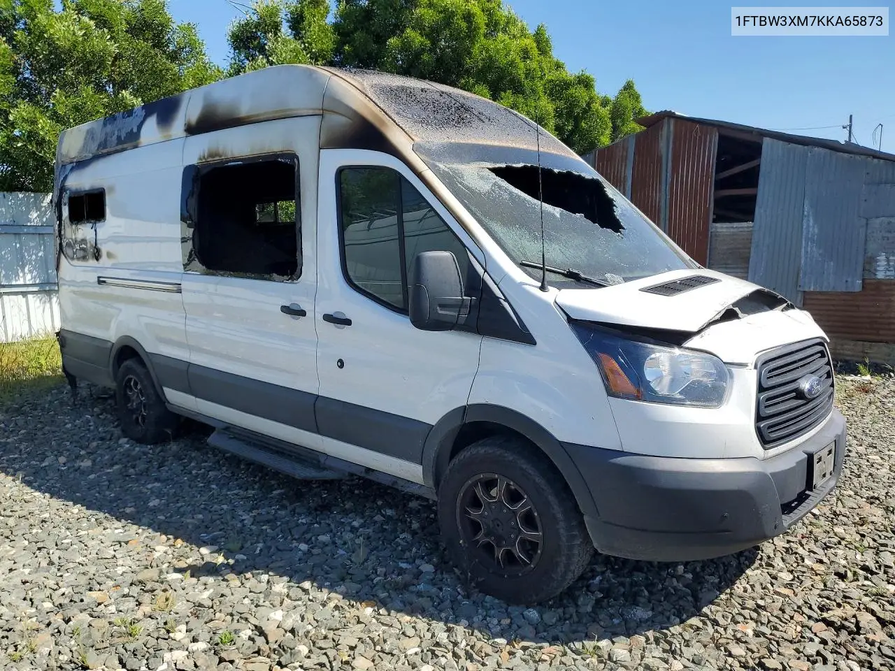 2019 Ford Transit T-350 VIN: 1FTBW3XM7KKA65873 Lot: 51889376
