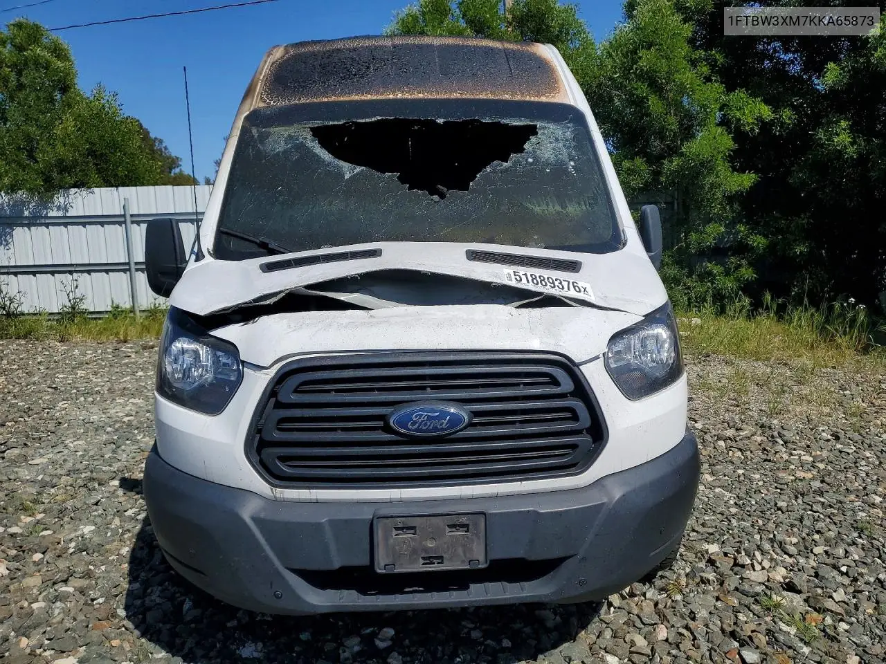 2019 Ford Transit T-350 VIN: 1FTBW3XM7KKA65873 Lot: 51889376