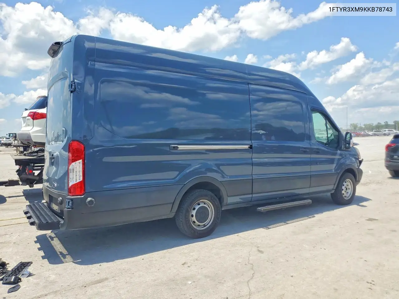 2019 Ford Transit 250 Delivery Van VIN: 1FTYR3XM9KKB78743 Lot: 54624306