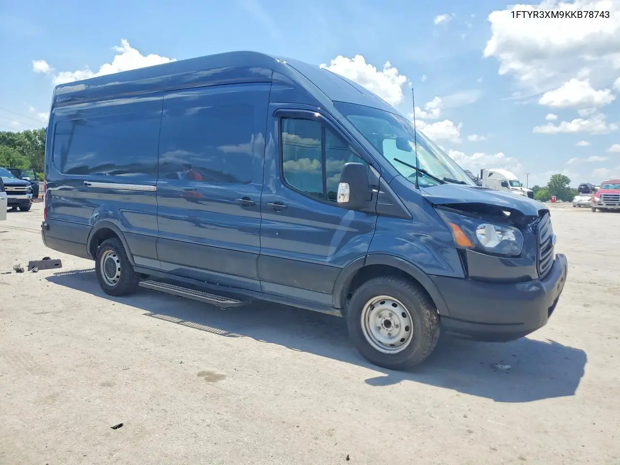 2019 Ford Transit 250 Delivery Van VIN: 1FTYR3XM9KKB78743 Lot: 54624306