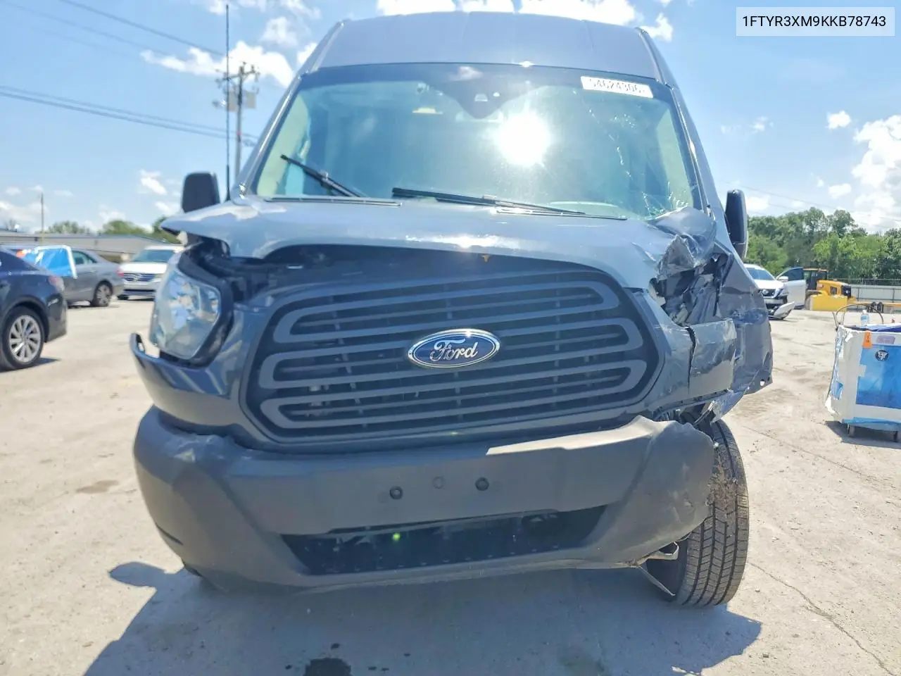 2019 Ford Transit 250 Delivery Van VIN: 1FTYR3XM9KKB78743 Lot: 54624306