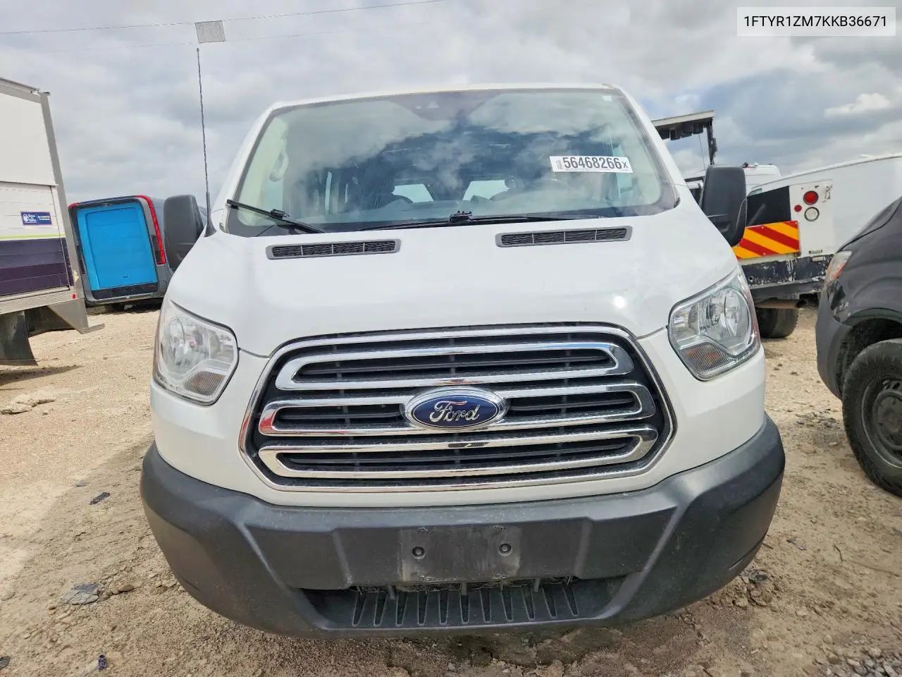 2019 Ford Transit T-250 VIN: 1FTYR1ZM7KKB36671 Lot: 56468266