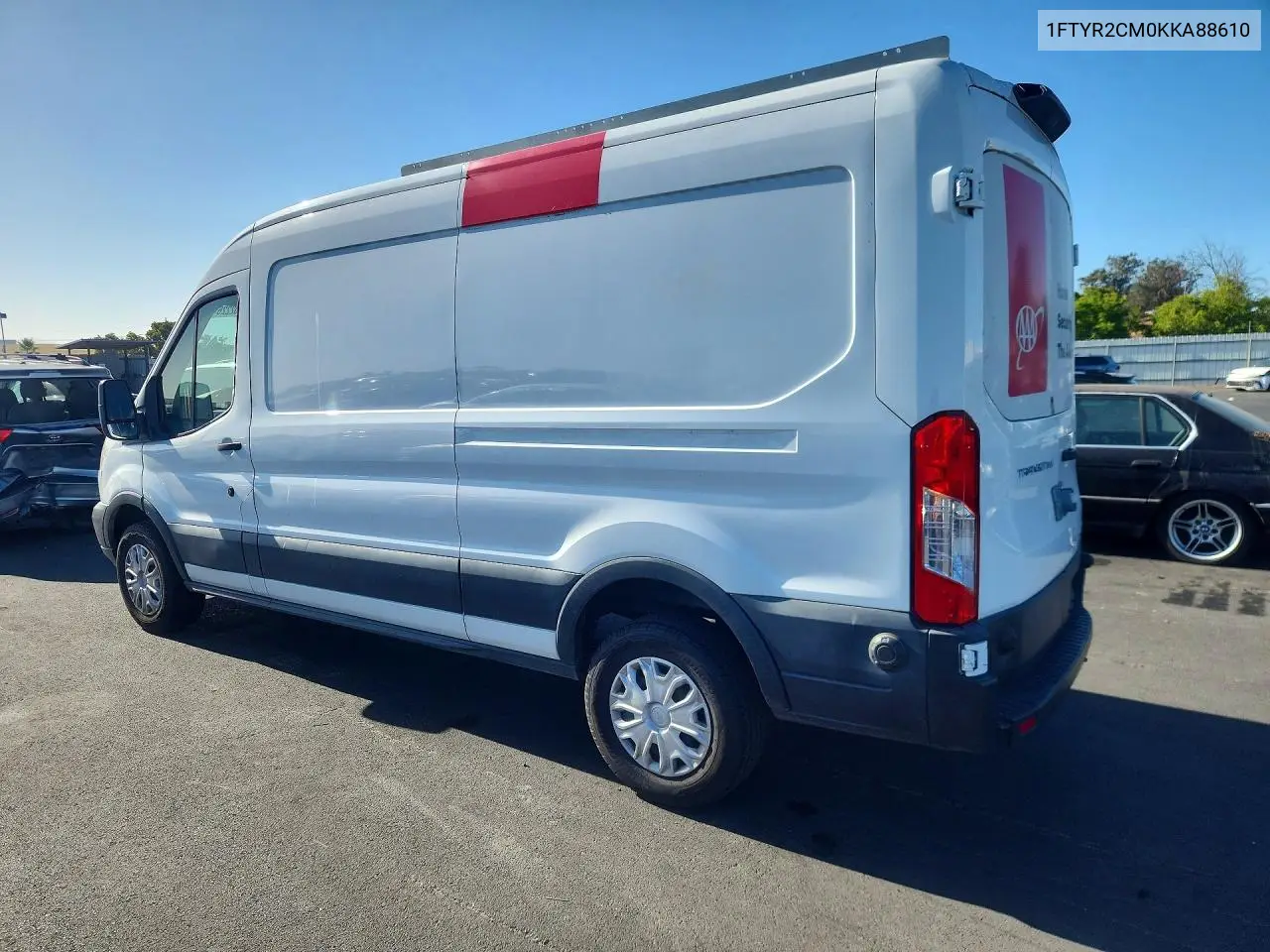 2019 Ford Transit T-250 VIN: 1FTYR2CM0KKA88610 Lot: 58102226