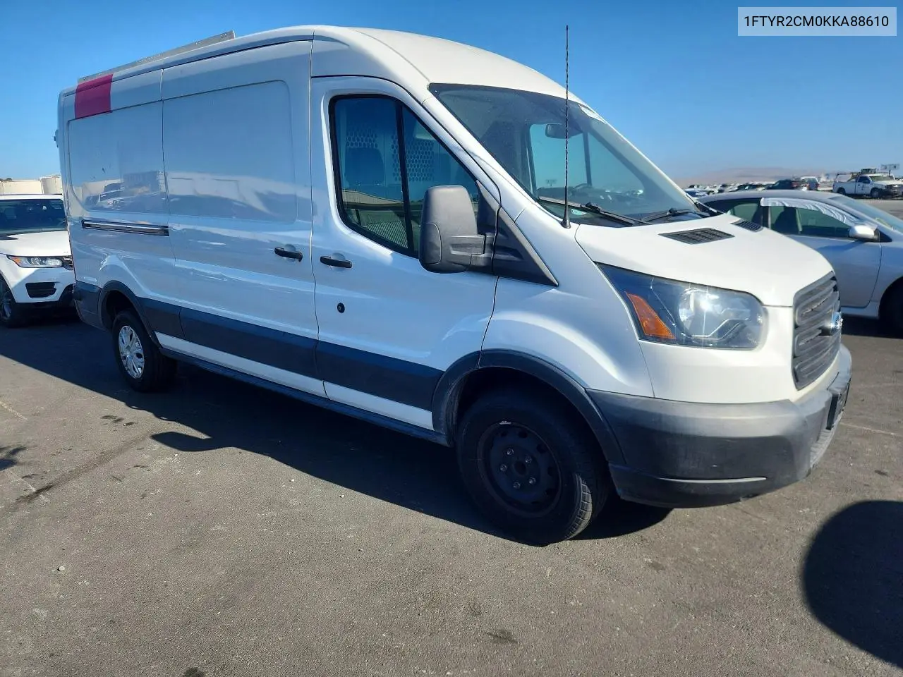2019 Ford Transit T-250 VIN: 1FTYR2CM0KKA88610 Lot: 58102226