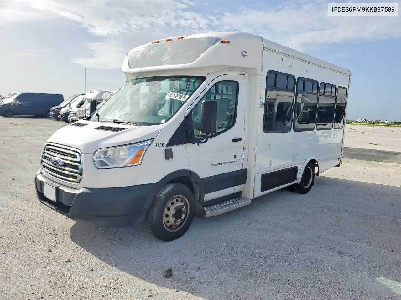 2019 Ford Transit T-350 Hd VIN: 1FDES6PM9KKB87589 Lot: 58288776