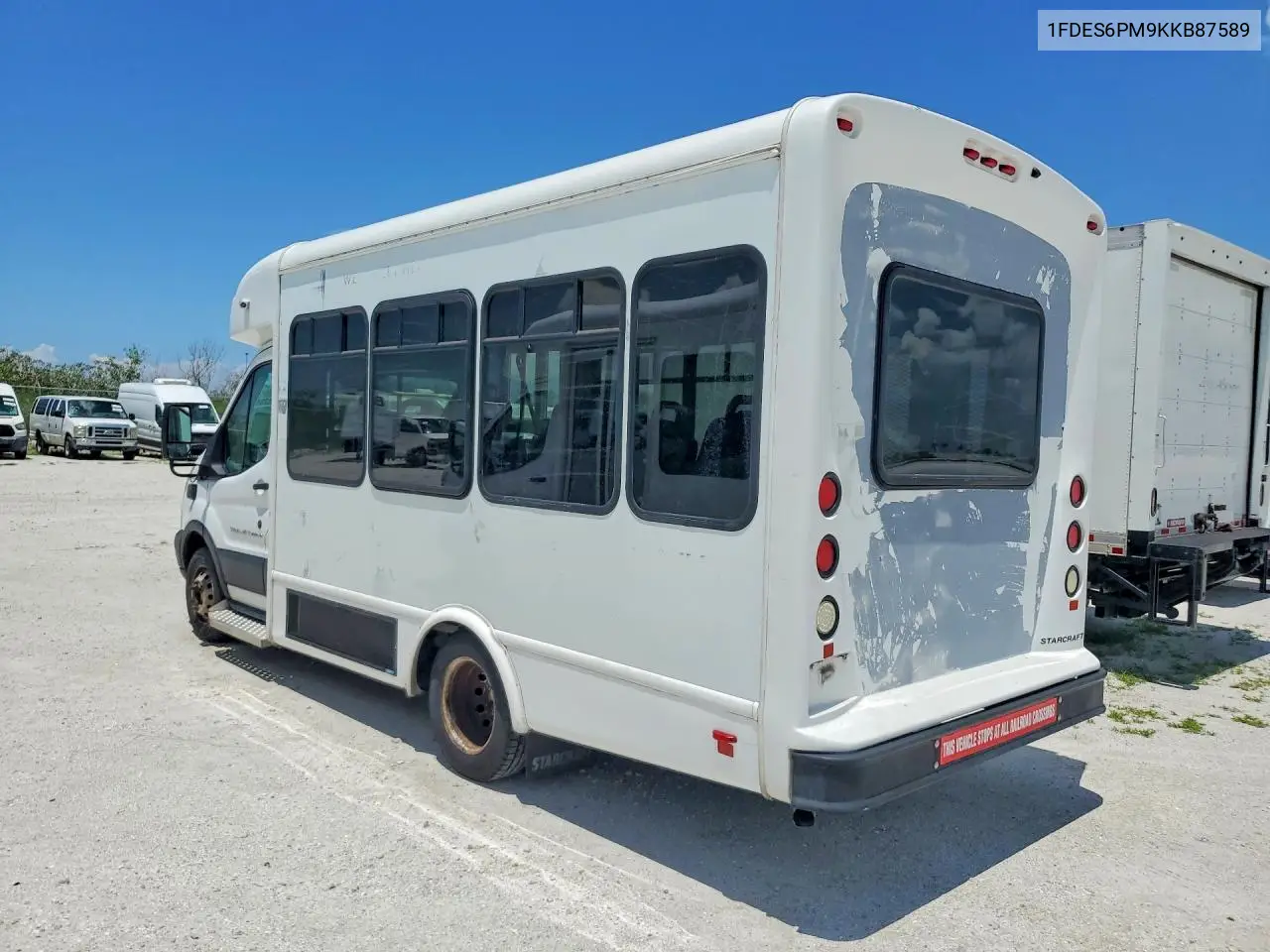 2019 Ford Transit T-350 Hd VIN: 1FDES6PM9KKB87589 Lot: 58288776