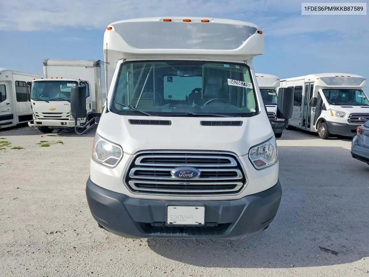 2019 Ford Transit T-350 Hd VIN: 1FDES6PM9KKB87589 Lot: 58288776