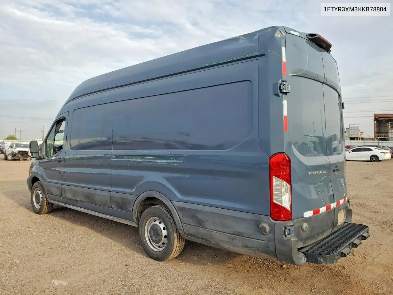 2019 Ford Transit 250 Delivery Van VIN: 1FTYR3XM3KKB78804 Lot: 59007876