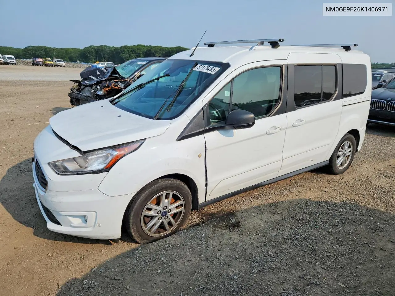 2019 Ford Transit Connect Xlt VIN: NM0GE9F26K1406971 Lot: 61170486
