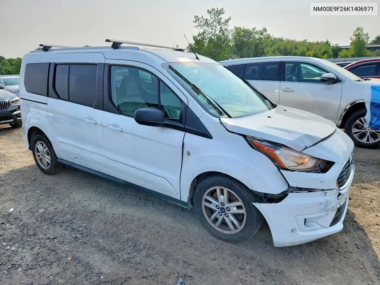 2019 Ford Transit Connect Xlt VIN: NM0GE9F26K1406971 Lot: 61170486