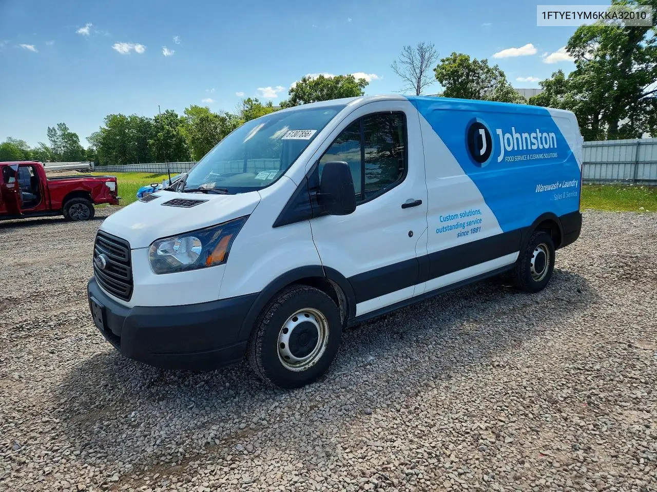 2019 Ford Transit T-150 VIN: 1FTYE1YM6KKA32010 Lot: 61307856