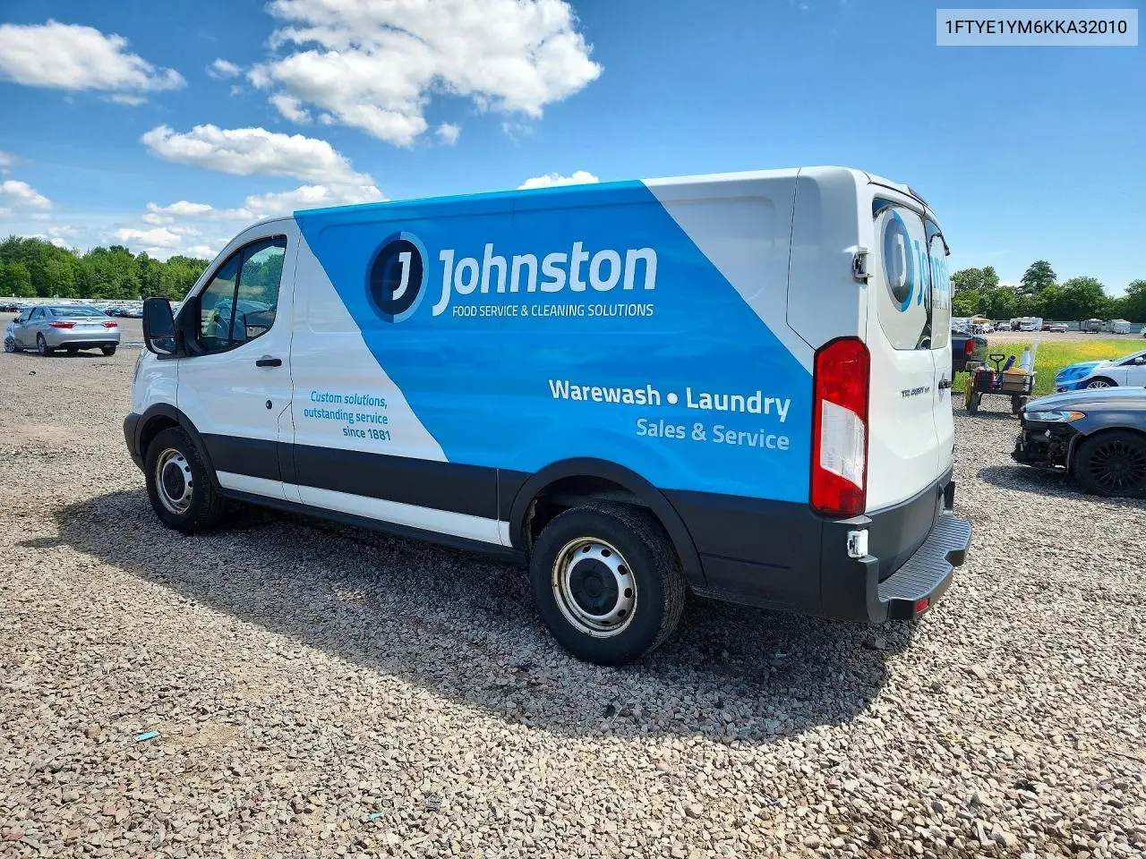 2019 Ford Transit T-150 VIN: 1FTYE1YM6KKA32010 Lot: 61307856