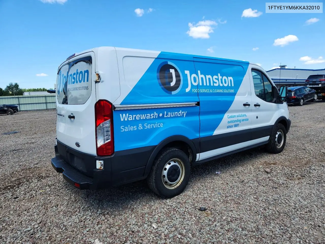 2019 Ford Transit T-150 VIN: 1FTYE1YM6KKA32010 Lot: 61307856
