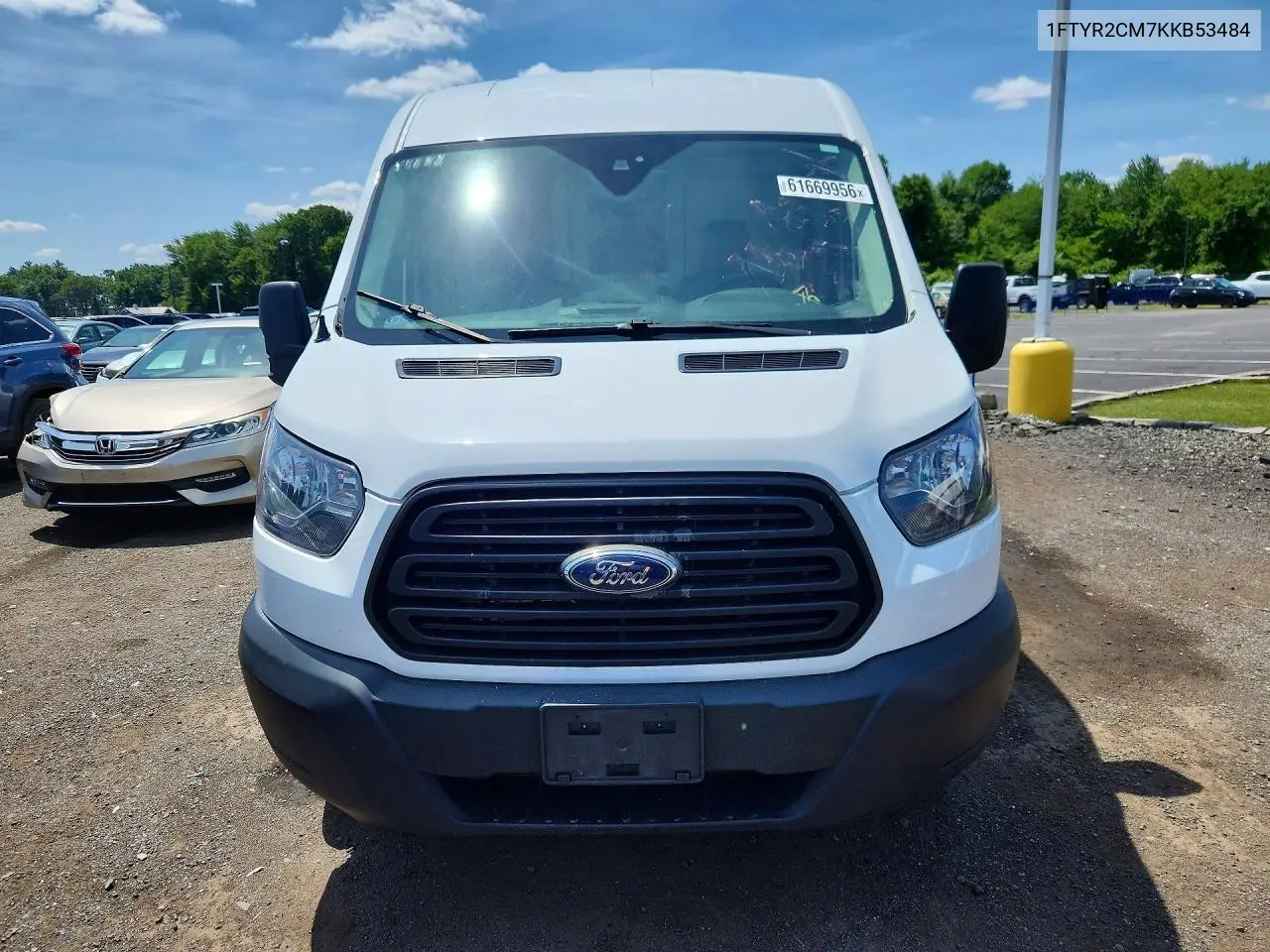 2019 Ford Transit T-250 VIN: 1FTYR2CM7KKB53484 Lot: 61669956
