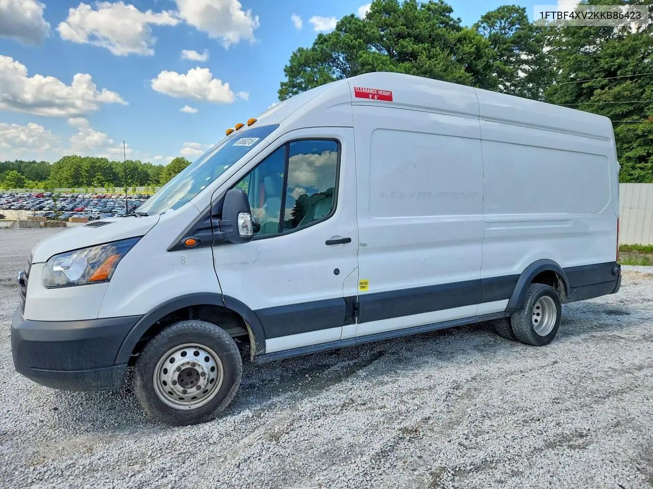2019 Ford Transit T-350 Hd VIN: 1FTBF4XV2KKB86423 Lot: 61860316