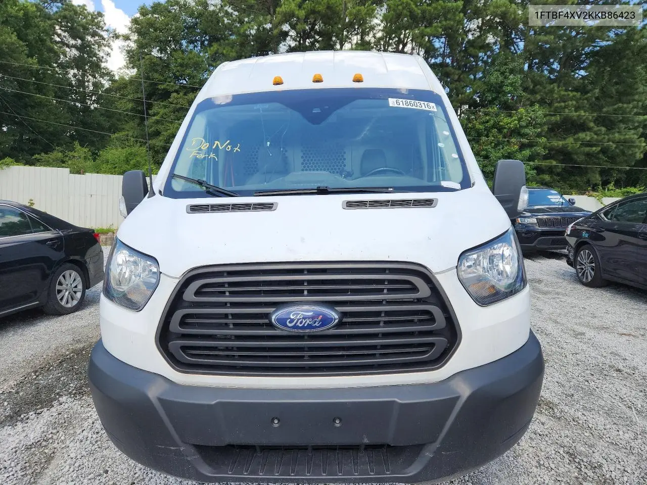 2019 Ford Transit T-350 Hd VIN: 1FTBF4XV2KKB86423 Lot: 61860316