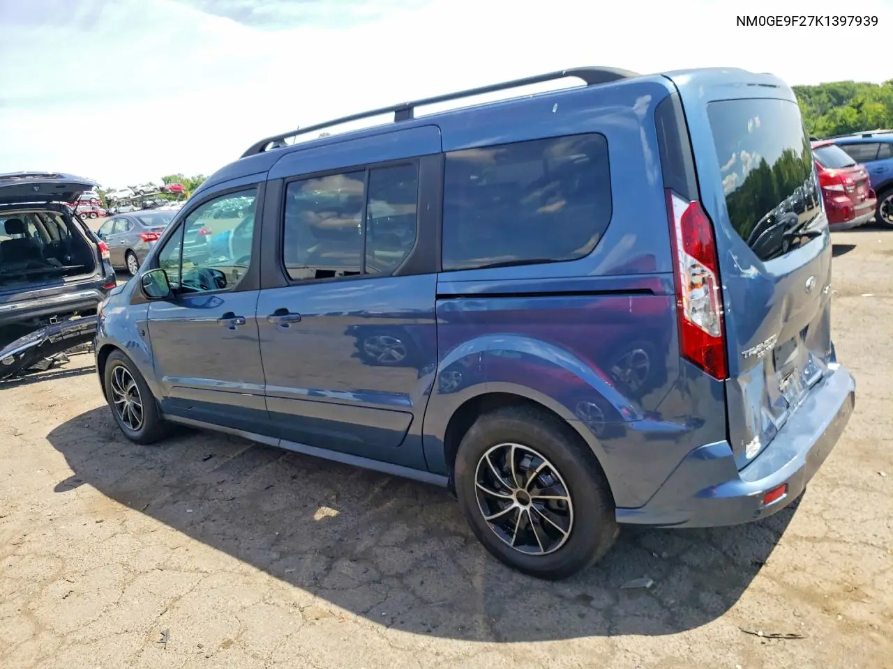 2019 Ford Transit Connect Xlt VIN: NM0GE9F27K1397939 Lot: 61918296