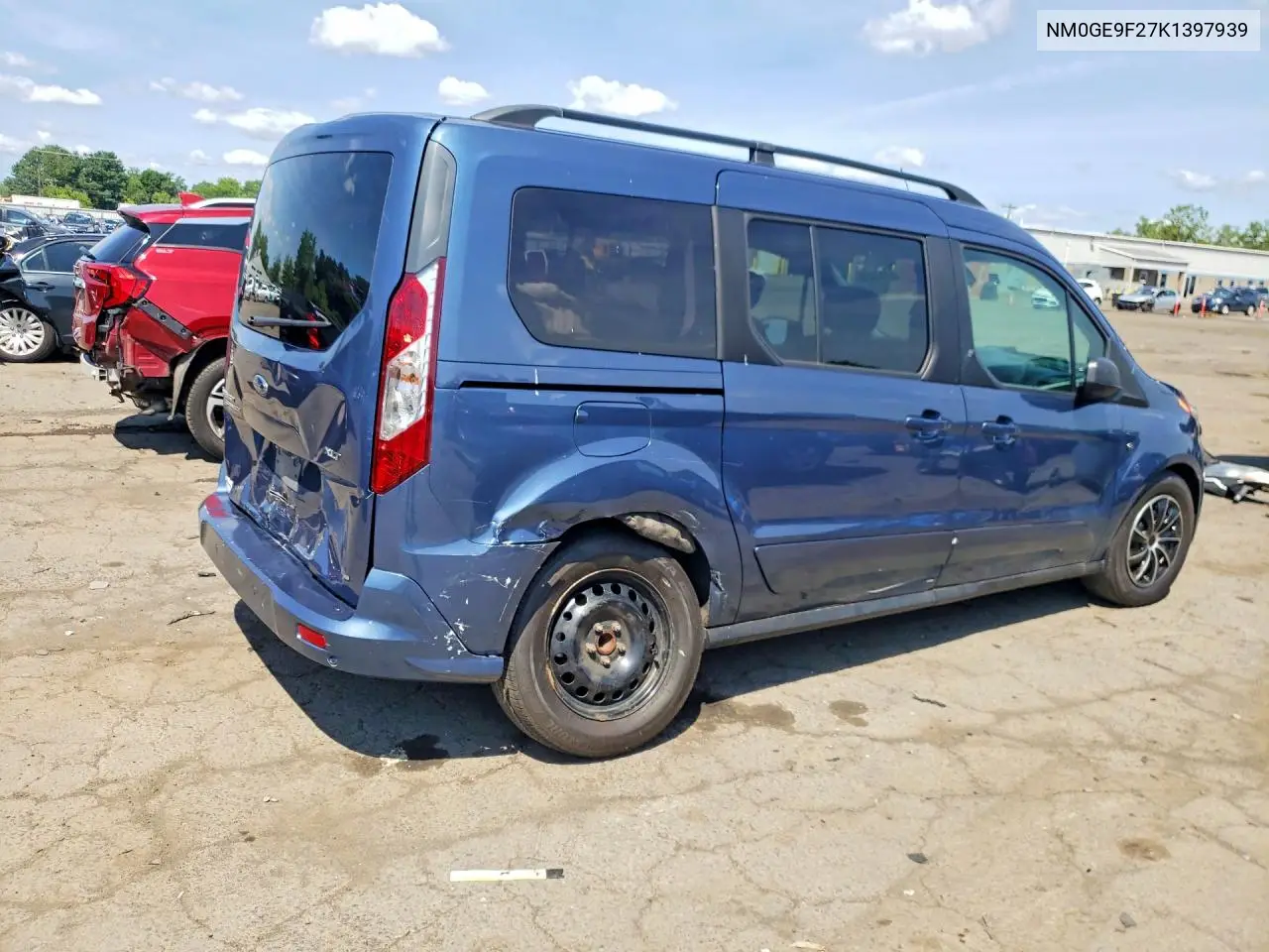 2019 Ford Transit Connect Xlt VIN: NM0GE9F27K1397939 Lot: 61918296