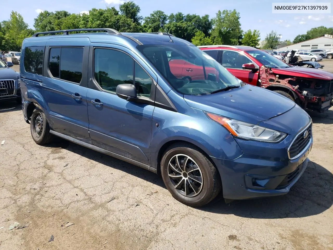 2019 Ford Transit Connect Xlt VIN: NM0GE9F27K1397939 Lot: 61918296