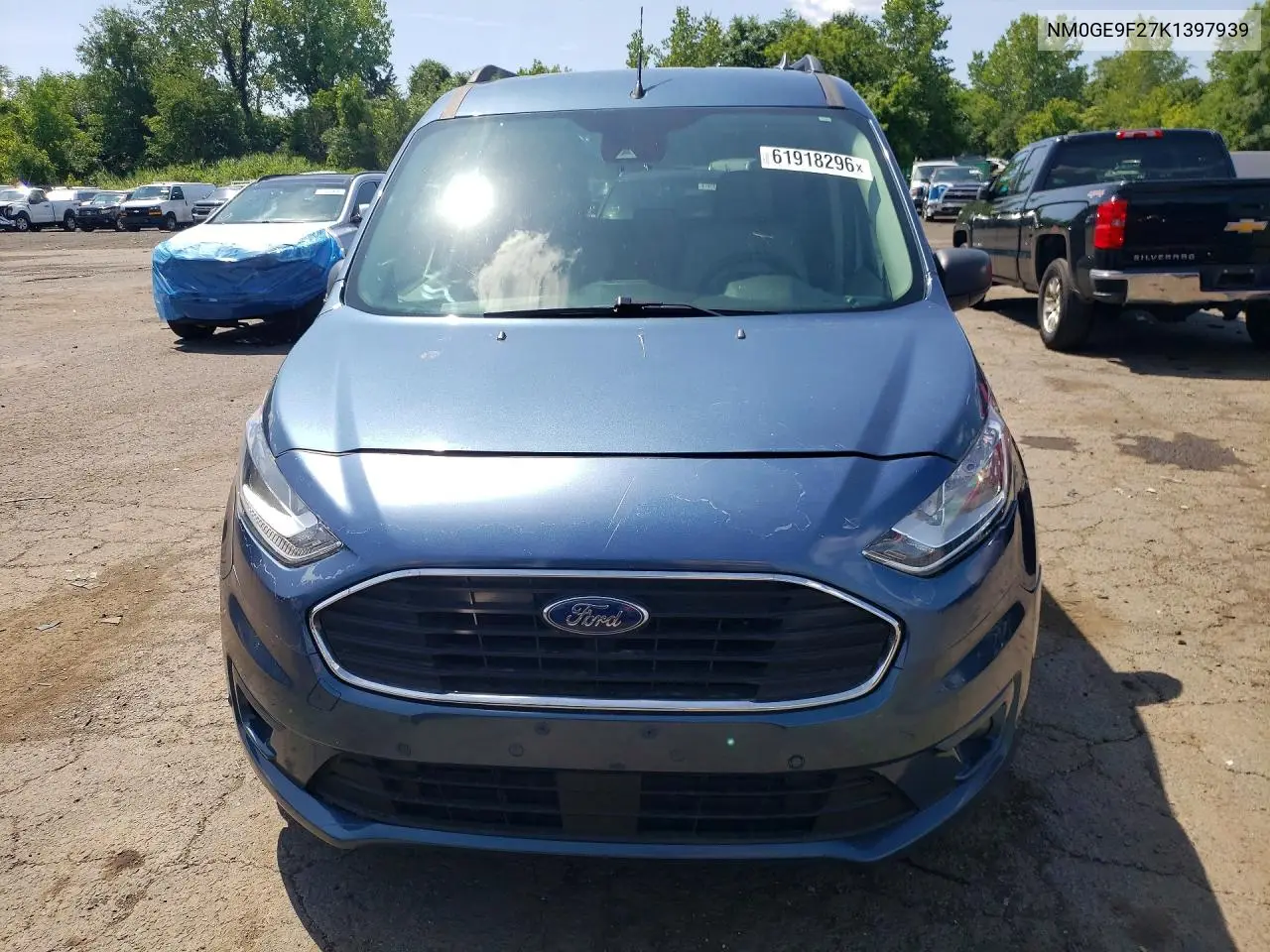 2019 Ford Transit Connect Xlt VIN: NM0GE9F27K1397939 Lot: 61918296