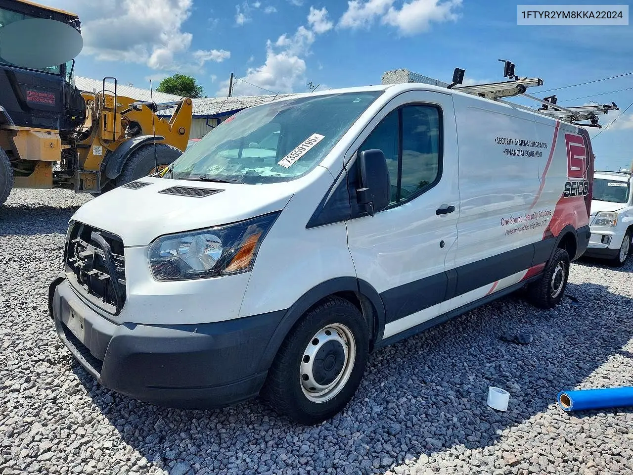 2019 Ford Transit T-250 VIN: 1FTYR2YM8KKA22024 Lot: 73559195