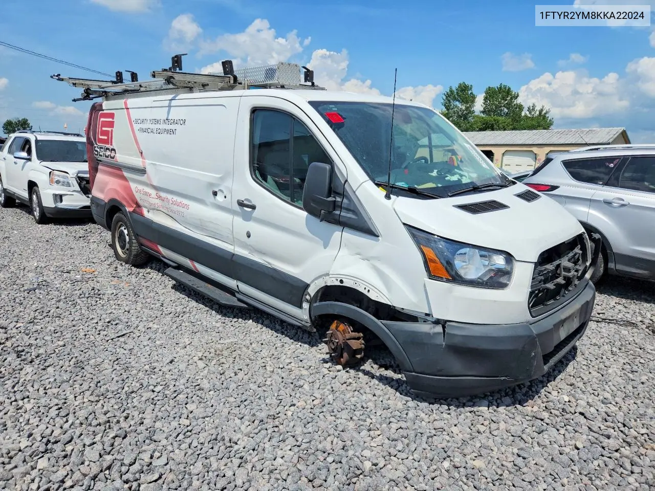 2019 Ford Transit T-250 VIN: 1FTYR2YM8KKA22024 Lot: 73559195