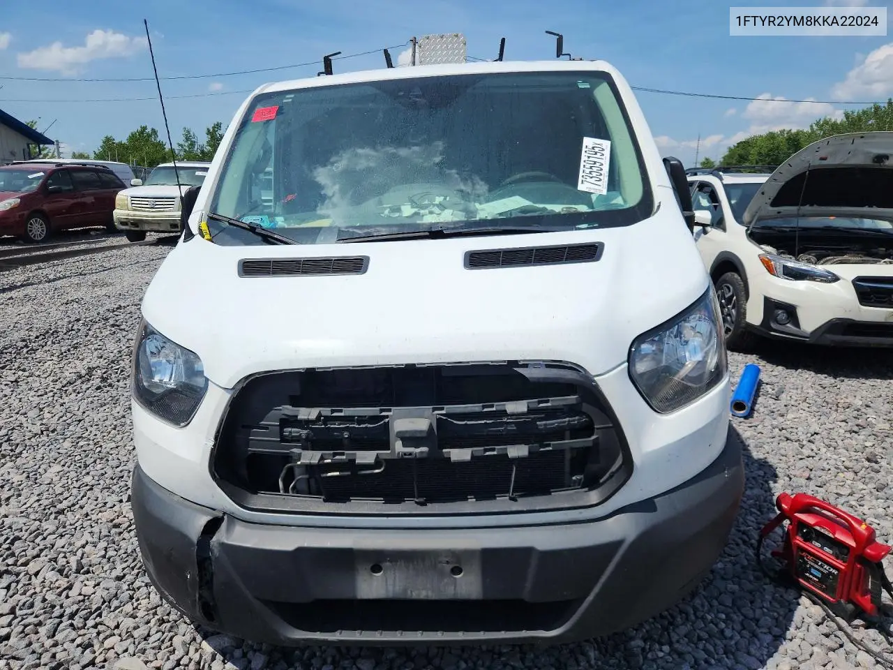 2019 Ford Transit T-250 VIN: 1FTYR2YM8KKA22024 Lot: 73559195
