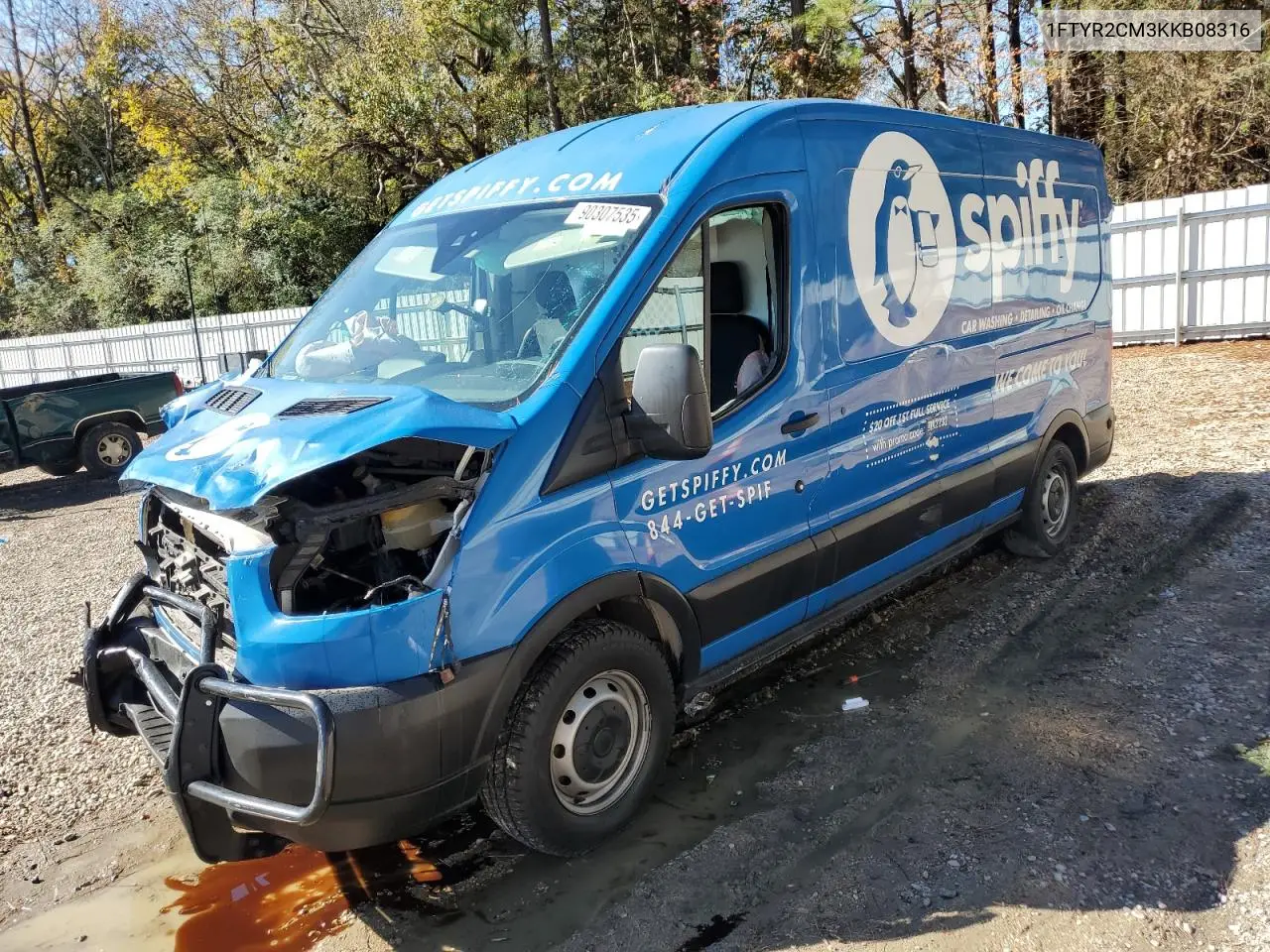 1FTYR2CM3KKB08316 2019 Ford Trans 250