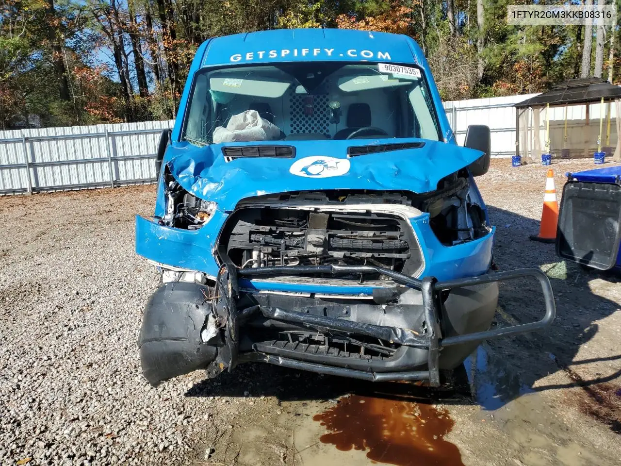 1FTYR2CM3KKB08316 2019 Ford Trans 250