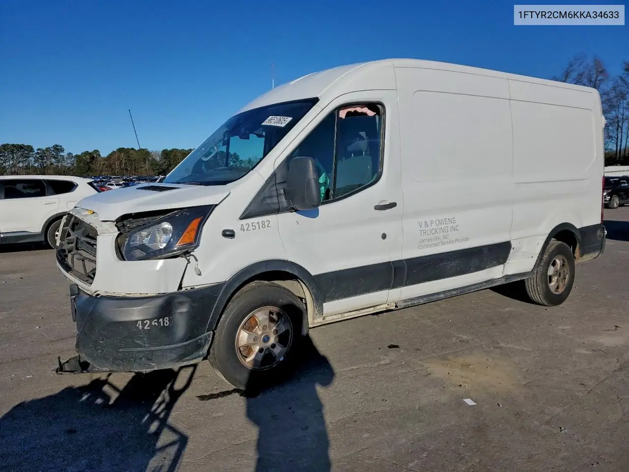 1FTYR2CM6KKA34633 2019 Ford Transit T- - Delivery Van