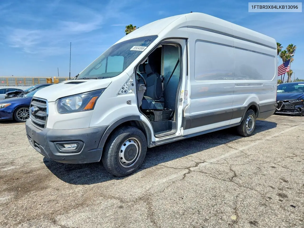 2020 Ford Transit 250 Delivery Van VIN: 1FTBR3X84LKB13096 Lot: 55934896
