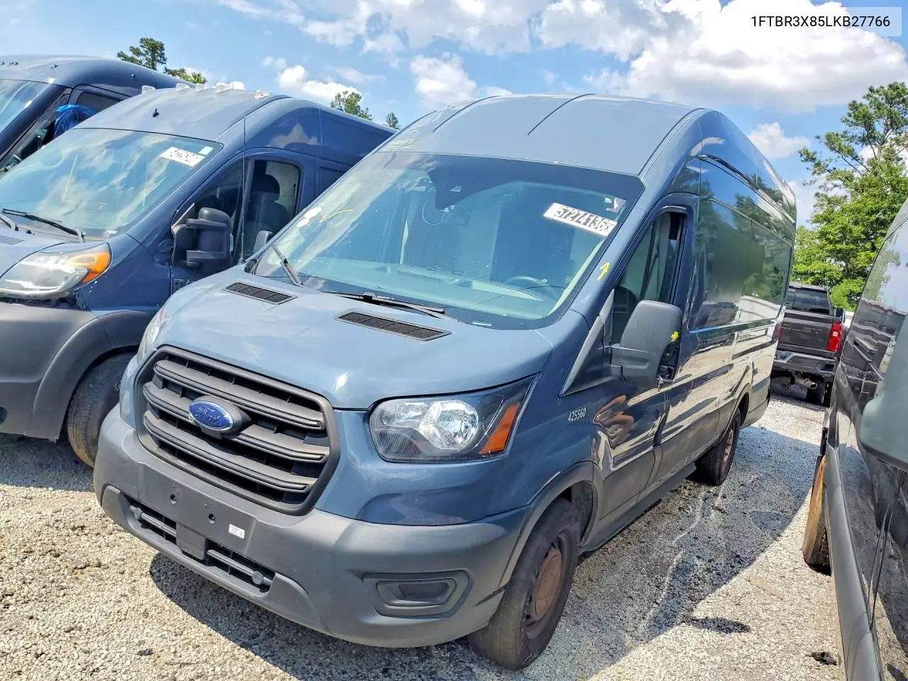 2020 Ford Transit 250 Delivery Van VIN: 1FTBR3X85LKB27766 Lot: 57274136