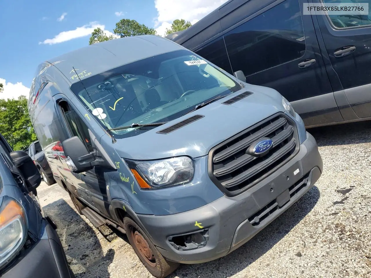 2020 Ford Transit 250 Delivery Van VIN: 1FTBR3X85LKB27766 Lot: 57274136