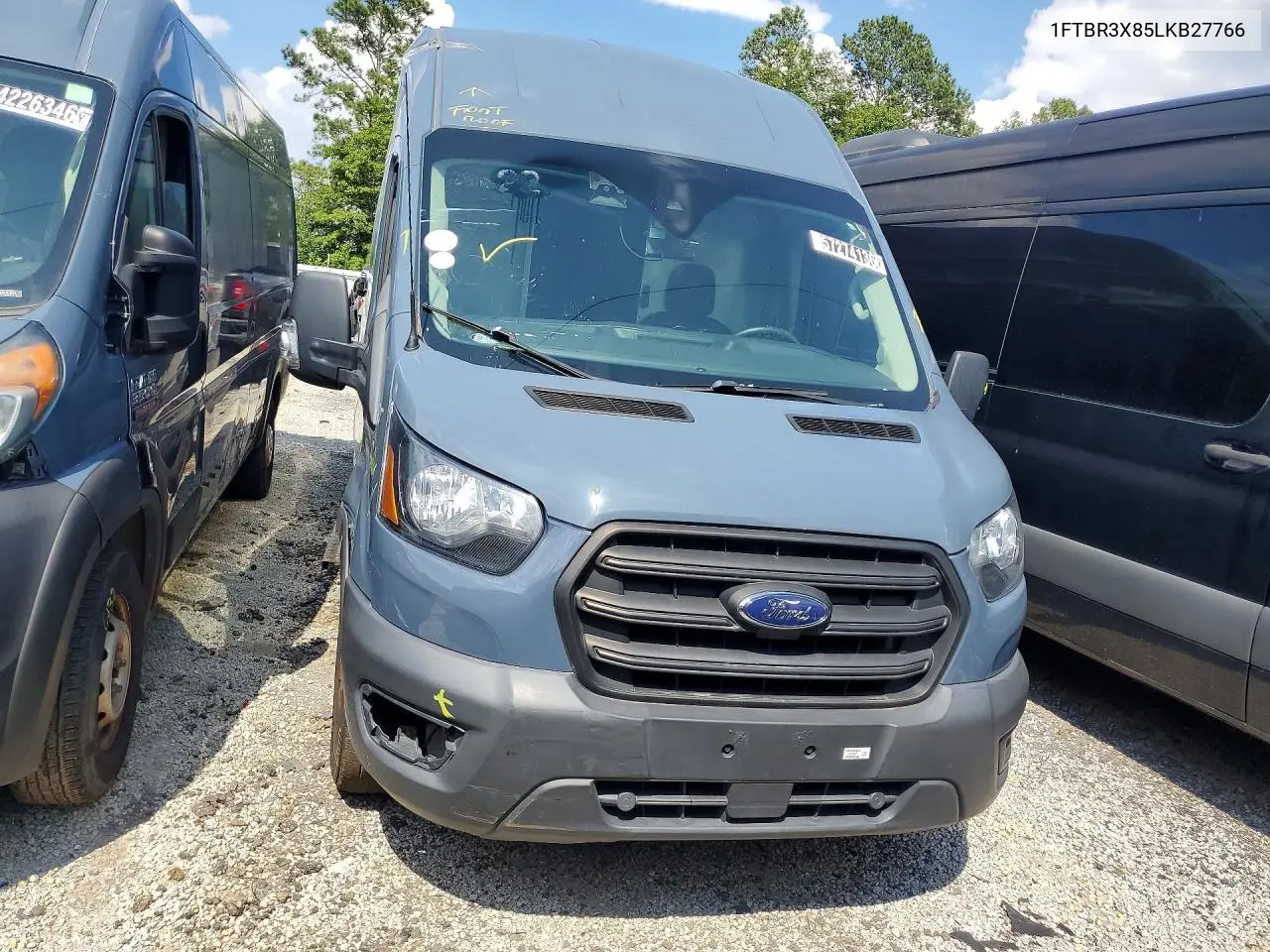 2020 Ford Transit 250 Delivery Van VIN: 1FTBR3X85LKB27766 Lot: 57274136