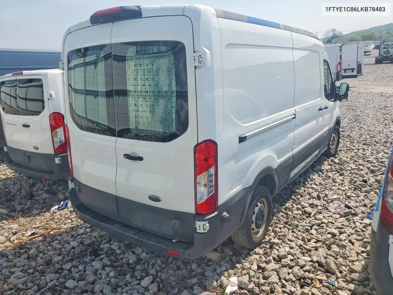 2020 Ford Transit 150 Delivery Van VIN: 1FTYE1C86LKB78483 Lot: 57439146