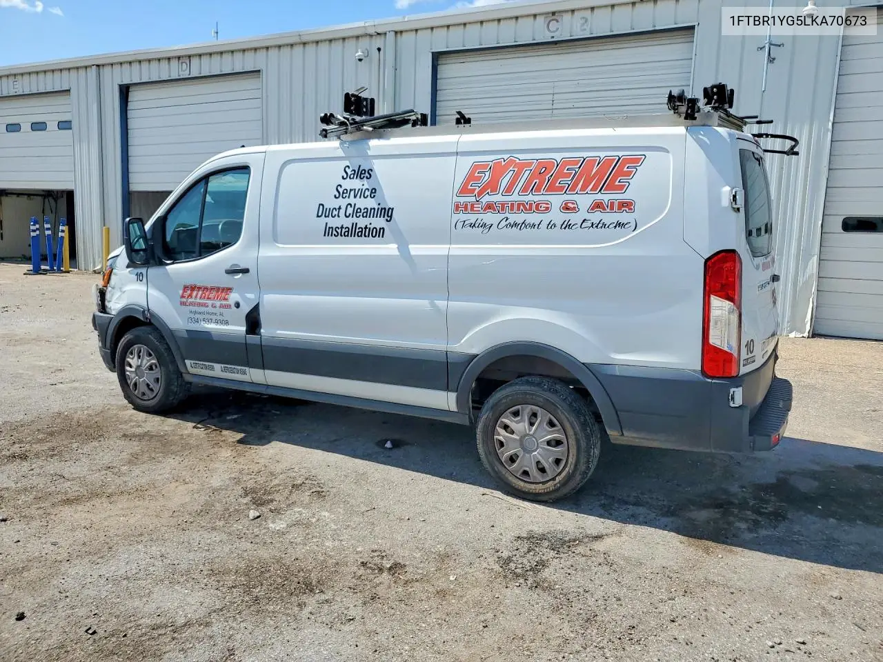 2020 Ford Transit T-250 VIN: 1FTBR1YG5LKA70673 Lot: 59241276