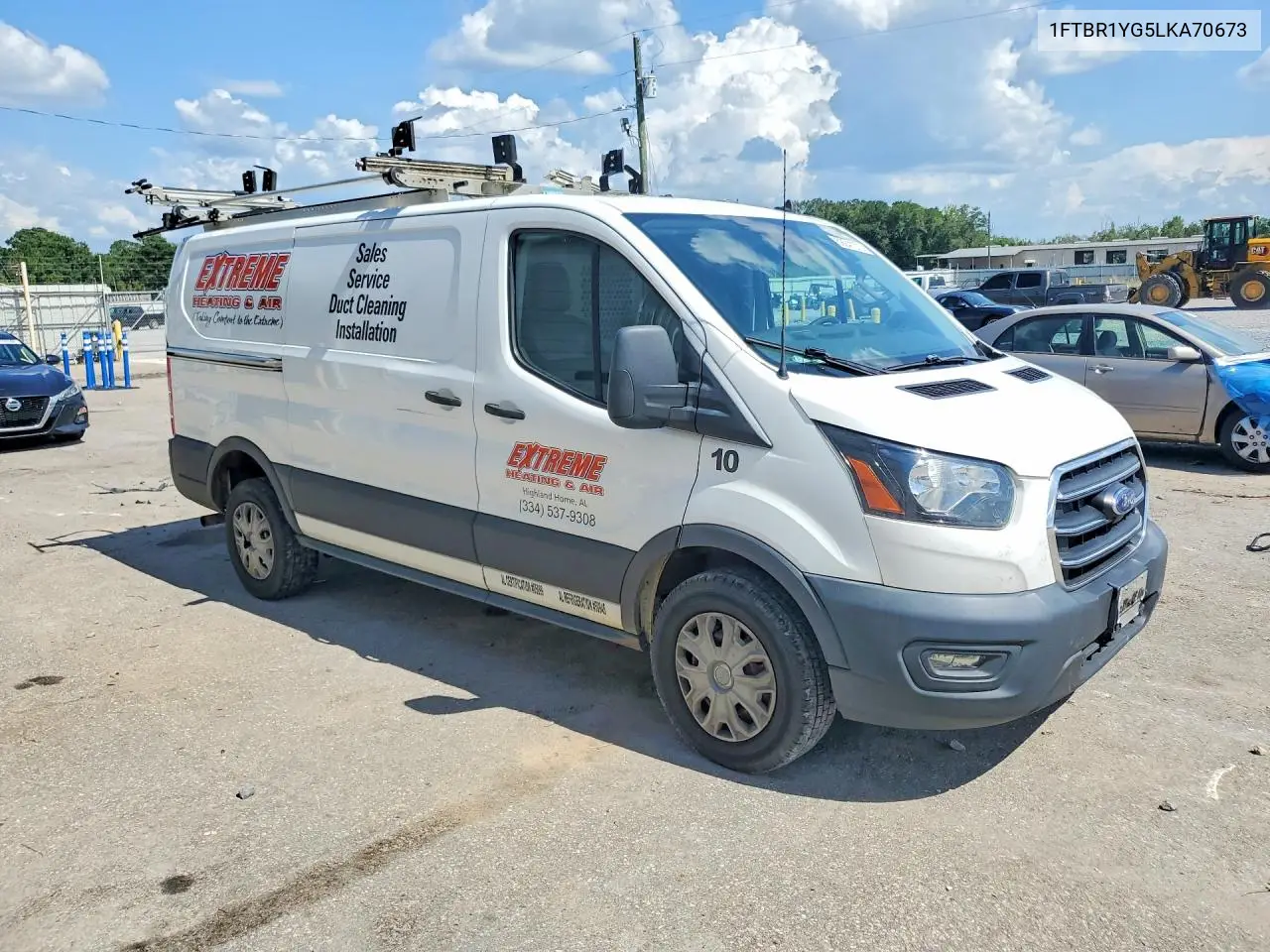 2020 Ford Transit T-250 VIN: 1FTBR1YG5LKA70673 Lot: 59241276
