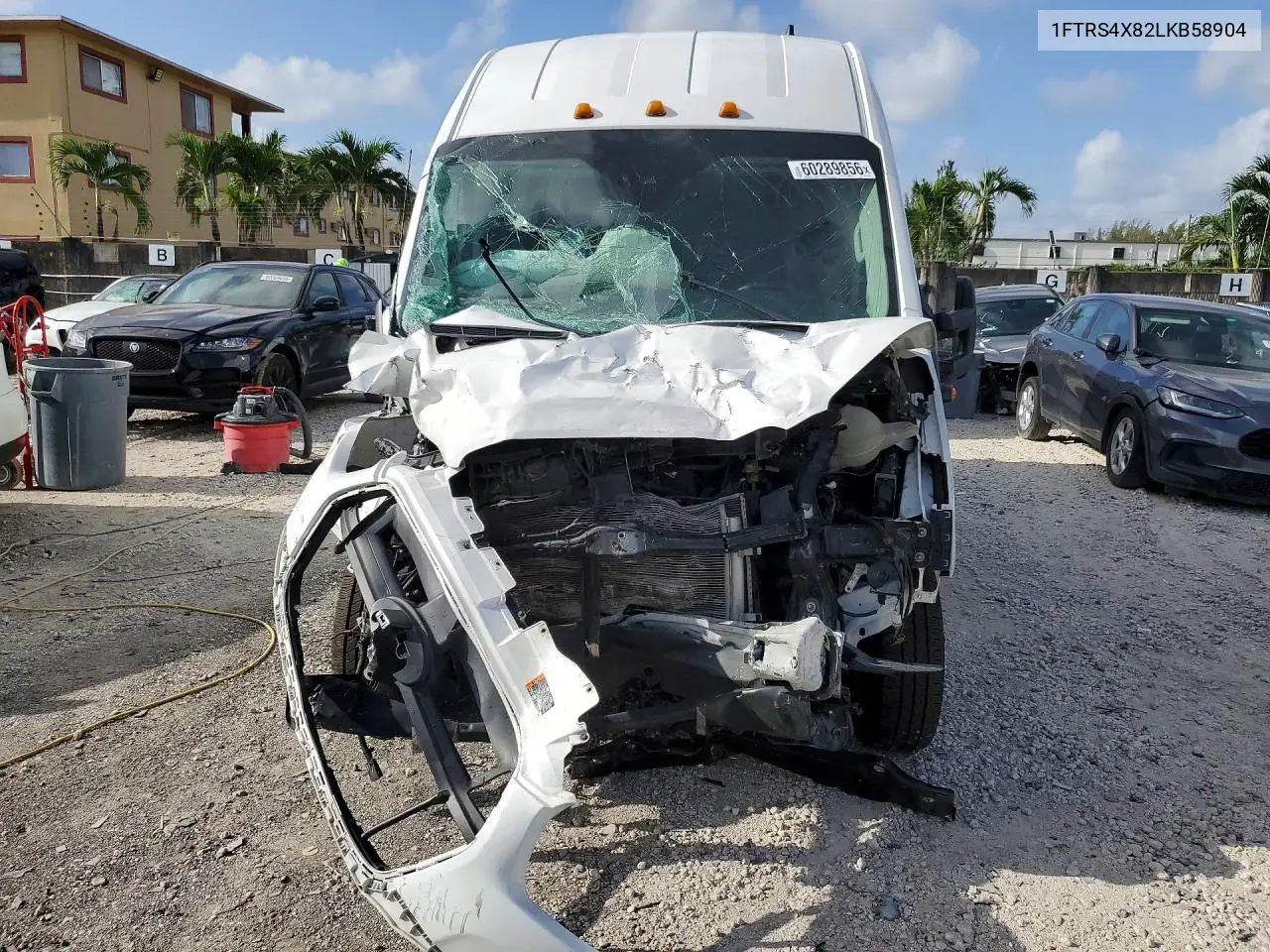 2020 Ford Transit T-350 Hd VIN: 1FTRS4X82LKB58904 Lot: 60289856