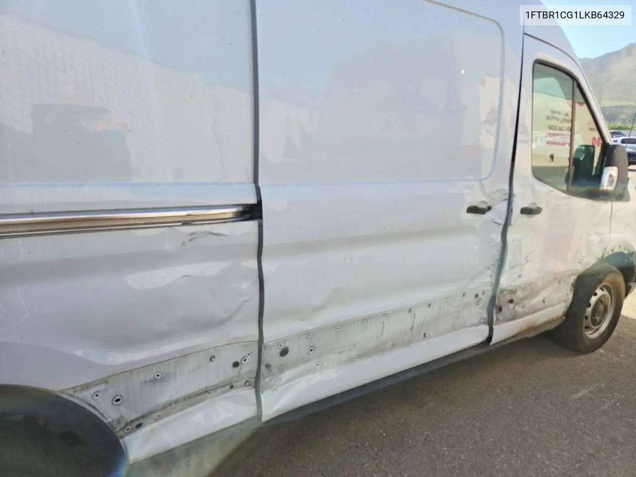 2020 Ford Transit T-250 VIN: 1FTBR1CG1LKB64329 Lot: 60644356