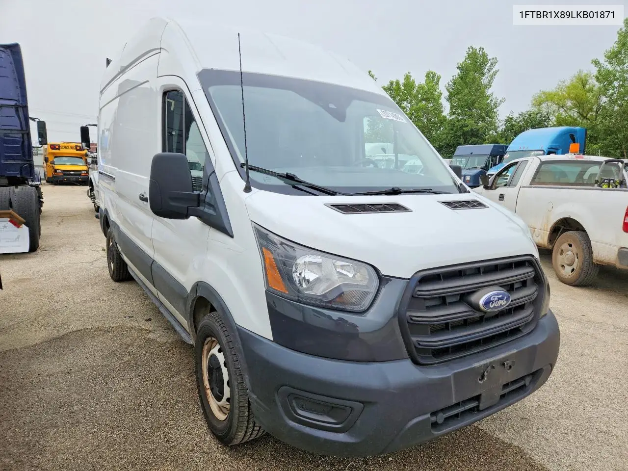 2020 Ford Transit T-250 VIN: 1FTBR1X89LKB01871 Lot: 60714306