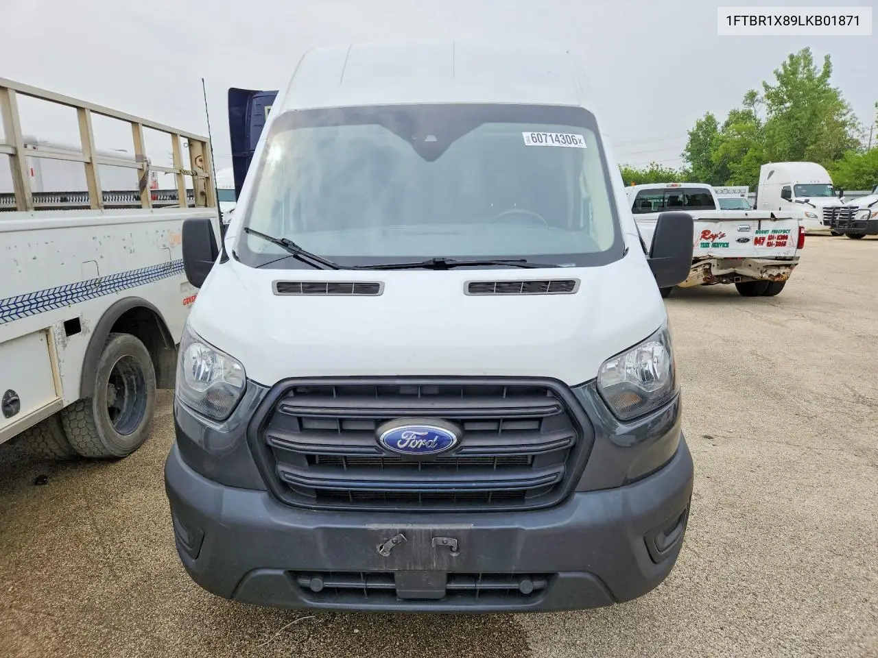 2020 Ford Transit T-250 VIN: 1FTBR1X89LKB01871 Lot: 60714306