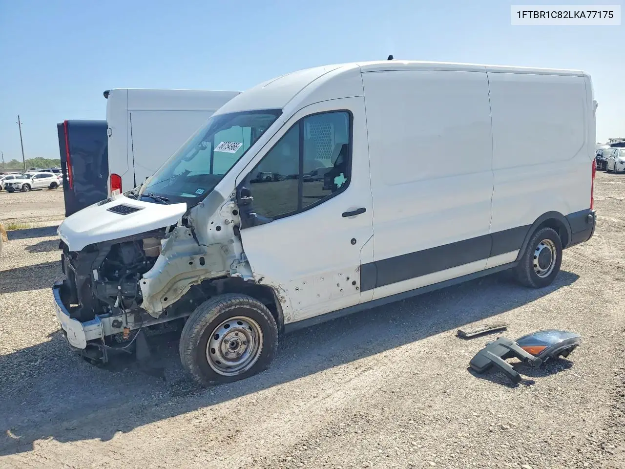2020 Ford Transit T-250 VIN: 1FTBR1C82LKA77175 Lot: 60754966