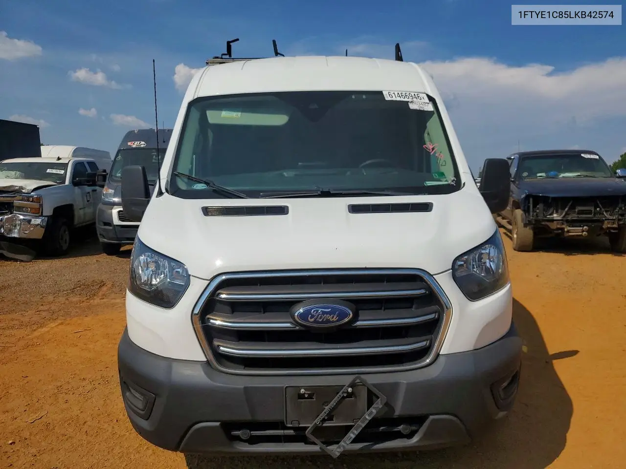 2020 Ford Transit T-150 VIN: 1FTYE1C85LKB42574 Lot: 61466946