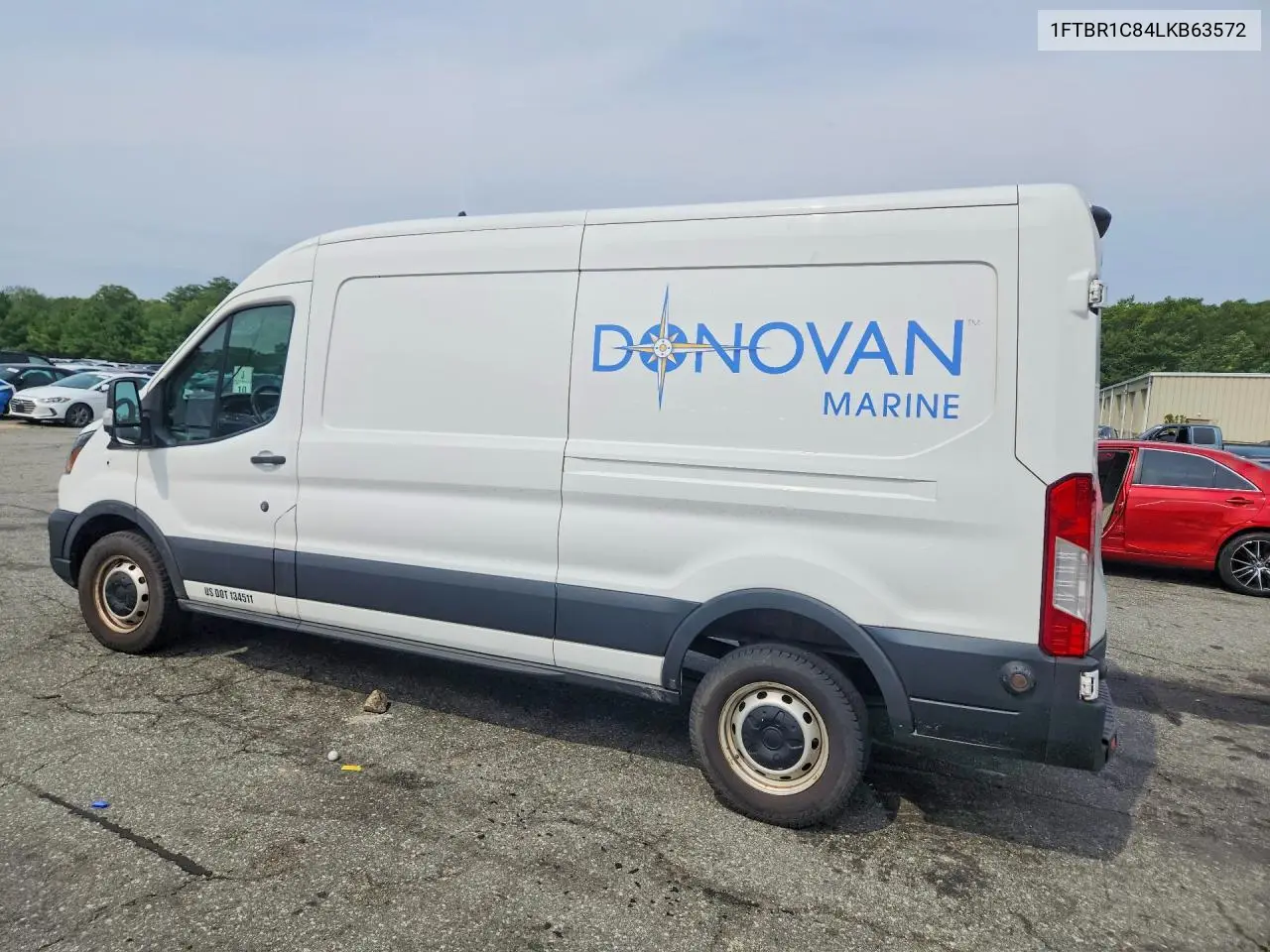 2020 Ford Transit T-250 VIN: 1FTBR1C84LKB63572 Lot: 61950586